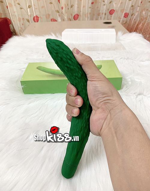 Dương vật giả dưa leo rung Cucuber Wistone êm ái kích thích