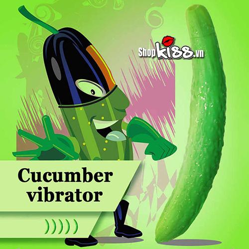 Dương vật giả dưa leo rung Cucuber Wistone êm ái kích thích