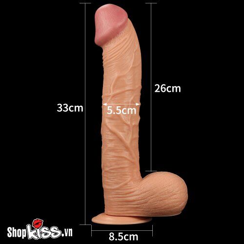 Dương vật giả gắn tường King Sized Lovetoy siêu kích thích mạnh mẽ