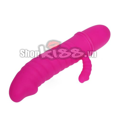 Dương vật giả mini silicon mềm rung mạnh Prettylove ARND kích thích