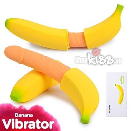Dương vật giả rung quả chuối Banana Hàng hot độc đáo tiện lợi