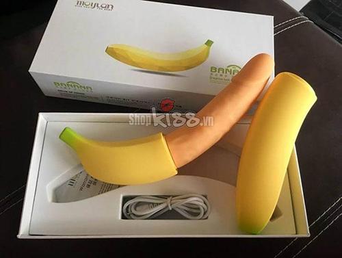 Dương vật giả rung quả chuối Banana Hàng hot độc đáo tiện lợi