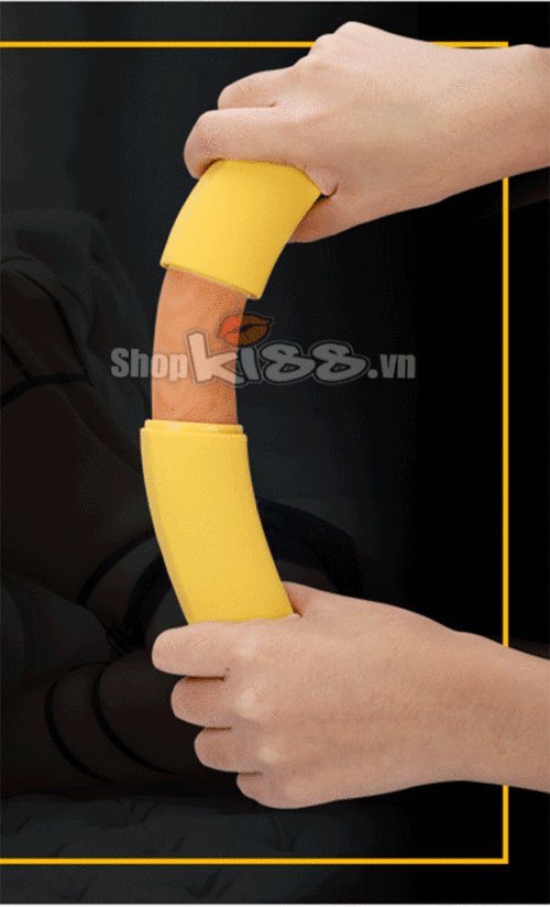 Dương vật giả rung quả chuối Banana Hàng hot độc đáo tiện lợi