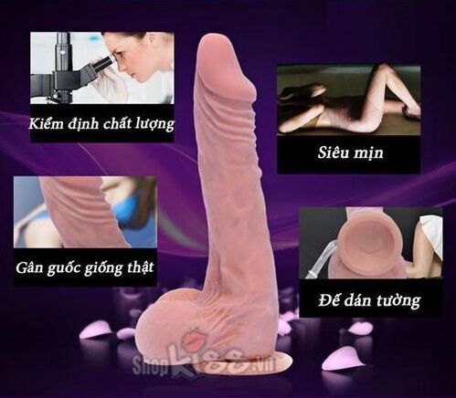 Loveaider Dương Vật Rung Ngoáy Mềm Mịn Kích Thích Sung Sướng
