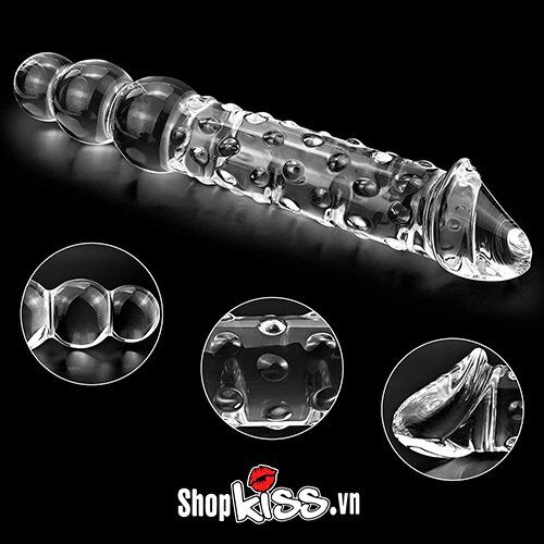 Dương Vật Giả Thủy Tinh 2 Đầu Kích Thích Cực Mạnh Mua Ngay