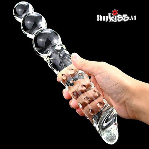 Dương Vật Giả Thủy Tinh 2 Đầu Kích Thích Cực Mạnh Mua Ngay