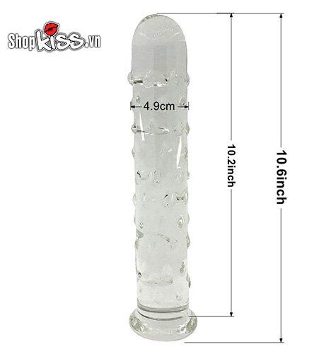 Dương Vật Giả Thủy Tinh Cao Cấp Siêu To Kích Thích Mạnh Mẽ