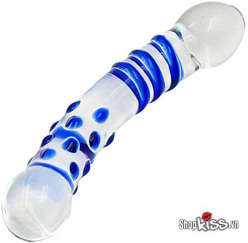 Dương Vật Giả Thủy Tinh Massage Hậu Môn Sung Sướng Cực Phê