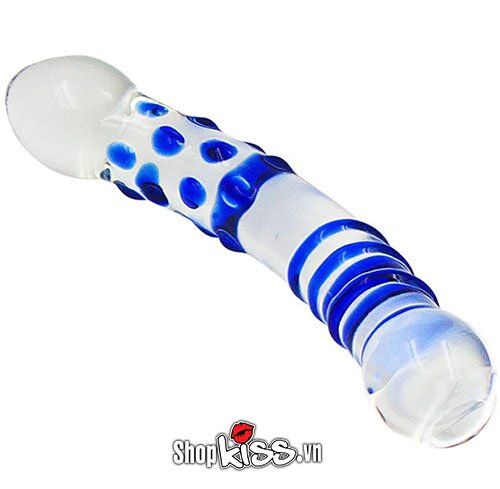 Dương Vật Giả Thủy Tinh Massage Hậu Môn Sung Sướng Cực Phê