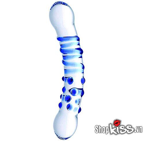 Dương Vật Giả Thủy Tinh Massage Hậu Môn Sung Sướng Cực Phê