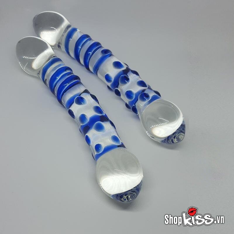 Dương Vật Giả Thủy Tinh Massage Hậu Môn Sung Sướng Cực Phê