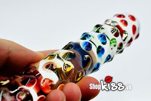 Dương vật thủy tinh pha lê 4 màu sang trọng quà tặng độc đáo