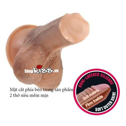 Dương vật silicon 2 thớ mềm mịn kích thích mua ngay
