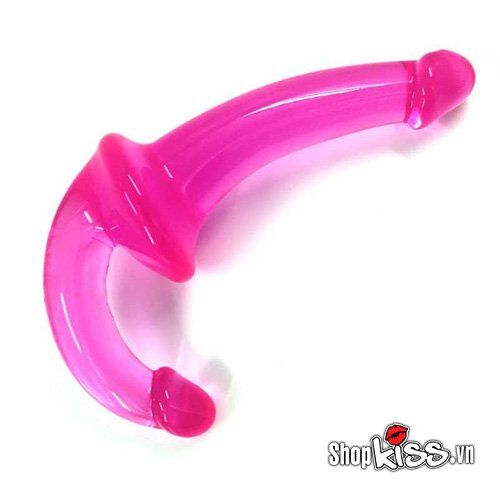 Dương Vật 2 Đầu Silicone Mềm Mại Kích Thích Cặp Đôi Đồng Tính