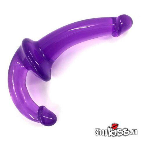 Dương Vật 2 Đầu Silicone Mềm Mại Kích Thích Cặp Đôi Đồng Tính