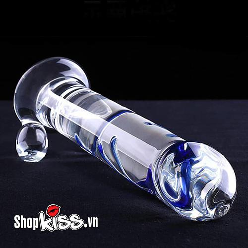 Dương vật thủy tinh gân xanh chất liệu cao cấp kích thích mạnh