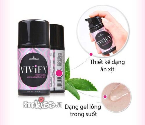 Gel Se Khít Vùng Kín Tăng Khoái Cảm Nữ Giới Sensuva Vivify 50ml