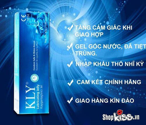 Gel bôi trơn KLY Jelly 42g mượt mà an toàn tăng khoái cảm