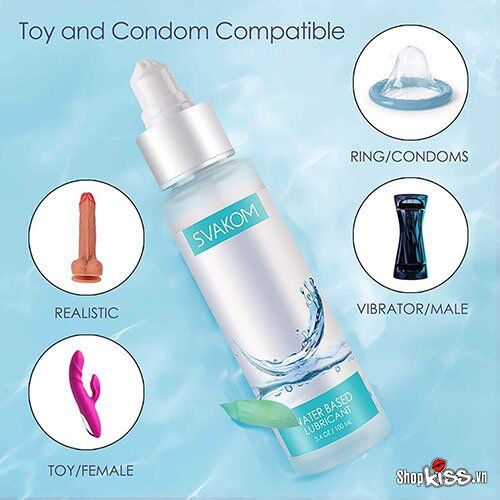Gel bôi trơn Svakom 100ml dịu nhẹ tăng khoái cảm an toàn
