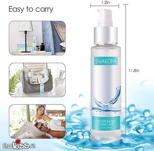 Gel bôi trơn Svakom 100ml dịu nhẹ tăng khoái cảm an toàn