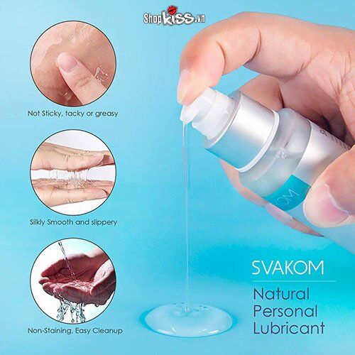 Gel bôi trơn Svakom 100ml dịu nhẹ tăng khoái cảm an toàn