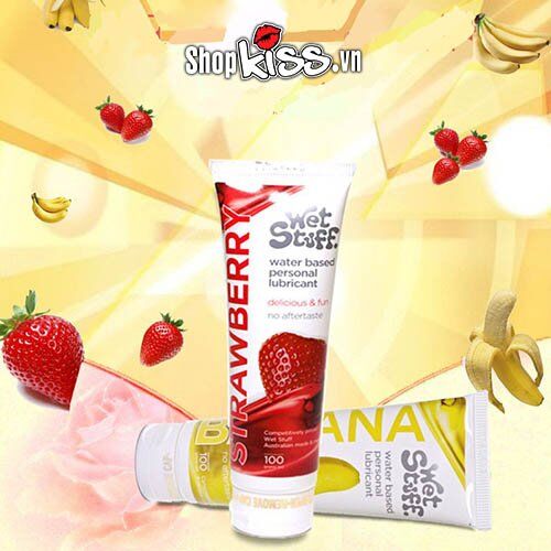 Gel Bôi Trơn Gốc Nước Wet Stuff Hương Dâu Kích Thích