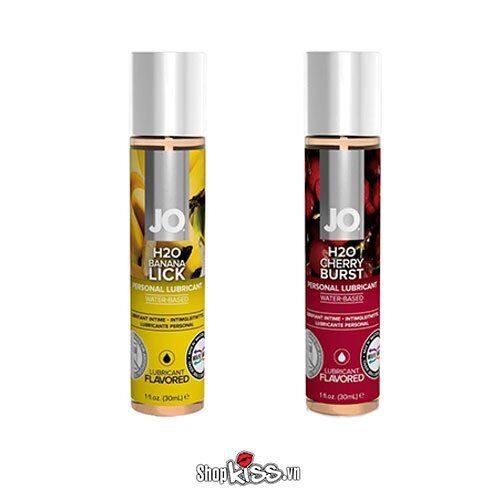 Gel bôi trơn JO H2O Mỹ 30ml thơm Cherry Burst kích thích mạnh