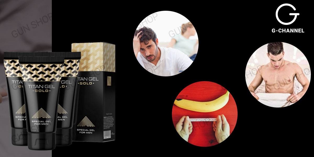 Gel Titan Gold Tăng Kích Thước Dương Vật Cao Cấp Hỗ Trợ Sung Sướng
