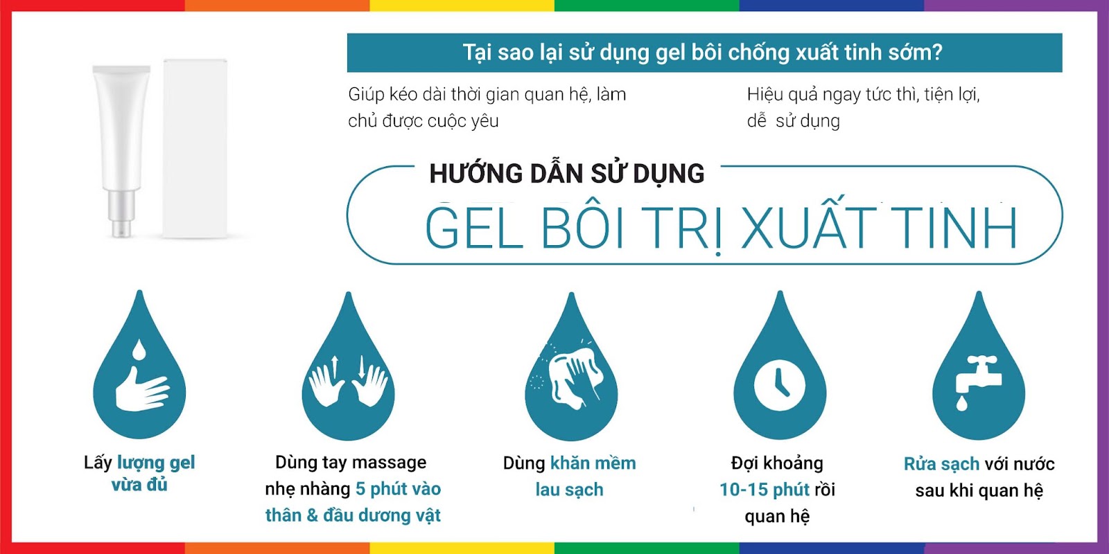 Gel Titan Provocative chính hãng tăng kích thước dương vật nam