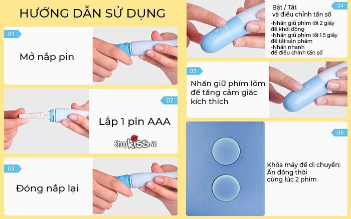  Cửa hàng bán Máy rung mát xa thế hệ mới Durex Play Slim Vibrator giá sỉ