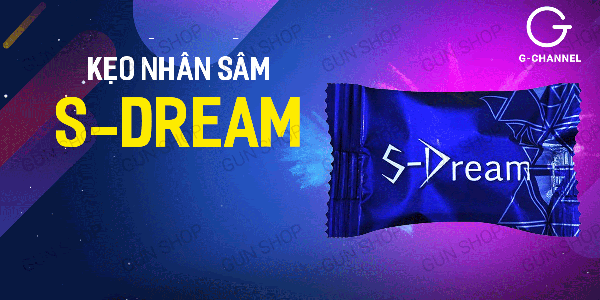 Kẹo sâm S-Dream tăng sinh lực bồi bổ sức khỏe tốt nhất Kẹo sâm S-Dream tăng sinh lực bồi bổ sức khỏe tốt nhất
