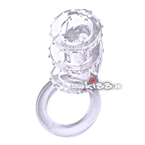 Khúc đôn dương vật ba vòng rung siêu mê Get Lock chất lượng