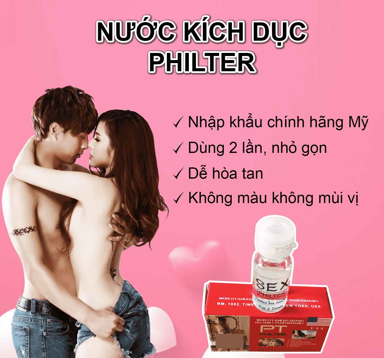 Thuốc Kích Dục Nữ Sex Philter Mỹ Hàng Chính Hãng Tăng Ham Muốn