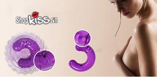 Dụng cụ mát xa nhũ hoa mini silicon mềm mại rung êm Dụng cụ mát xa nhũ hoa mini silicon mềm mại rung êm