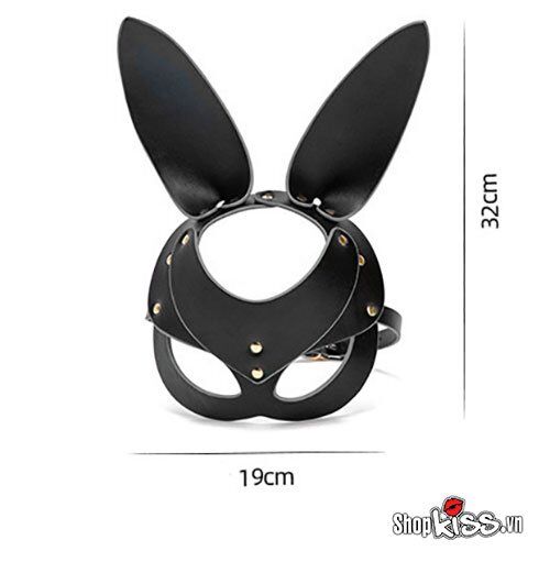 Mặt nạ da con thỏ phong cách bạo dâm sành điệu, quyến rũ