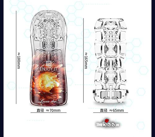 Cốc thủ dâm trong suốt LoveAider siêu sướng chất liệu an toàn nam