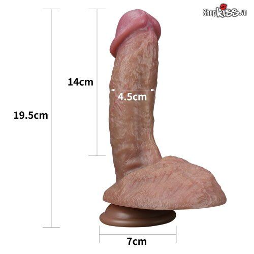 Dương Vật Giả Silicon Mềm Mại Kích Thích Cực Mạnh Lovetoy