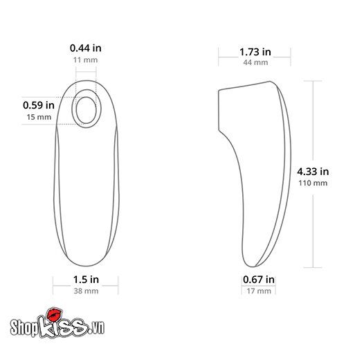 Máy Kích Thích Hút Âm Vật Tenera Lovense App Điều Khiển Xa