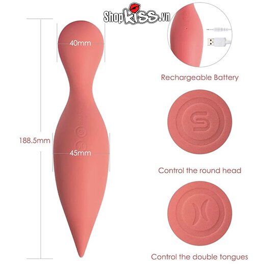Máy Massage Svakom Siren 2 Đầu - Thư Giãn Đa Điểm Mê Hoặc