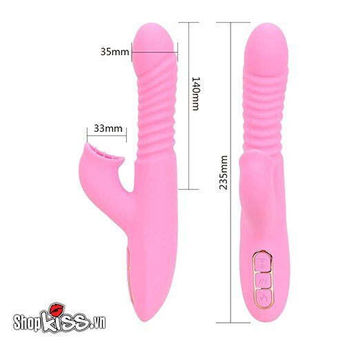 Máy massage điểm G Dibe đa năng rung liếm sưởi ấm kích thích khoái cảm