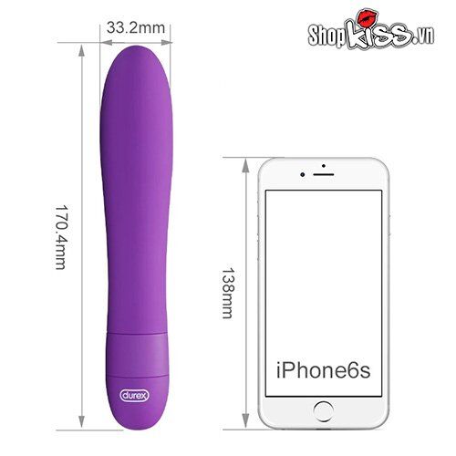 Thanh rung Durex V-Vibe cao cấp mát xa điểm G siêu kích thích