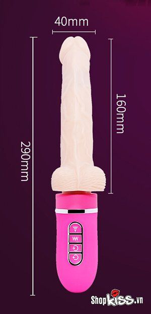 Dương vật giả Jeuplay Louis V đa năng rung thụt sướng