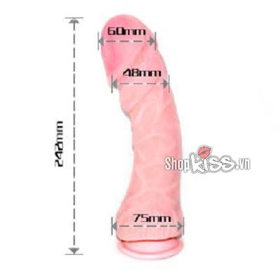 Dương vật giả siêu to 6cm silicon cao cấp cho nữ sinh lý