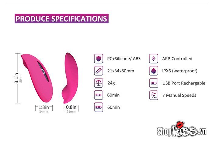  Địa chỉ bán Trứng rung gắn quần lót Magic Motion Candy – Điều khiển xa qua App loại tốt
