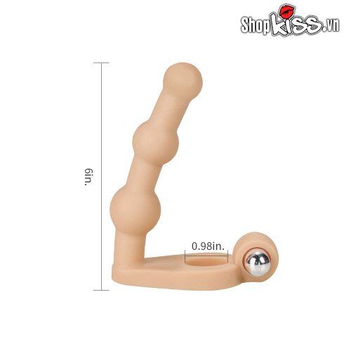 Vòng rung 3 in 1 Lovetoy nhánh hạt mềm siêu kích thích, quấn dương vật, khoái cảm đỉnh cao