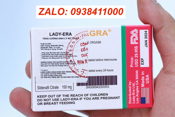 Lady Era 50mg Thuốc Kích Dục Nữ Chính Hãng Tăng Cường Sinh Lý
