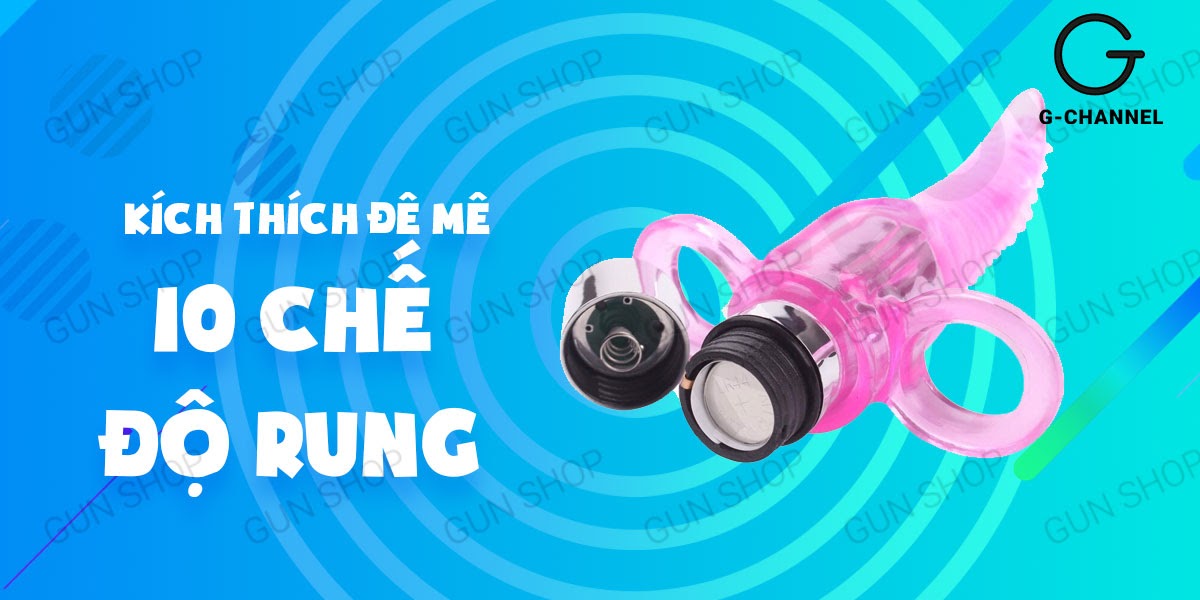 Lưỡi Rung Đeo Ngón Tay Baile Siêu Mạnh, Thỏa Mãn Tối Đa