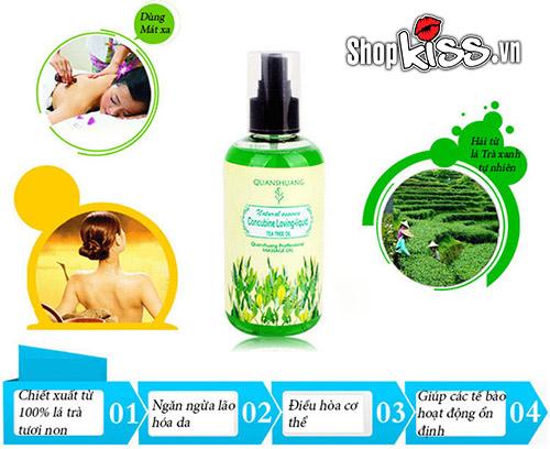 Dầu massage thiên nhiên thơm ngát dưỡng da mềm mại hấp dẫn