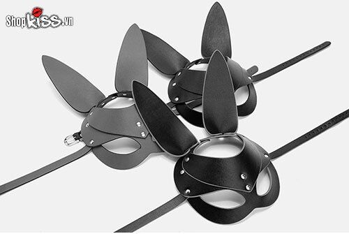 Mặt nạ da con thỏ phong cách bạo dâm sành điệu, quyến rũ