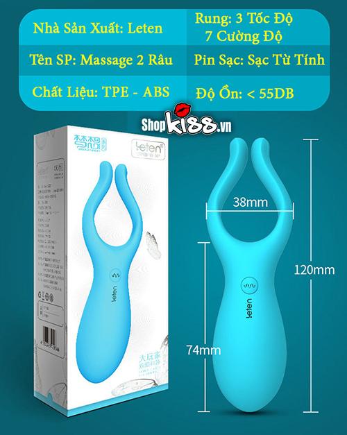 Máy massage 2 nhánh Leten Nhật Bản Siêu Kích Thích An Toàn Chất Lượng